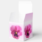 Ventilator/Gift Box - Donkerroze Roze Pansy Bedankdoosjes (Geopend)