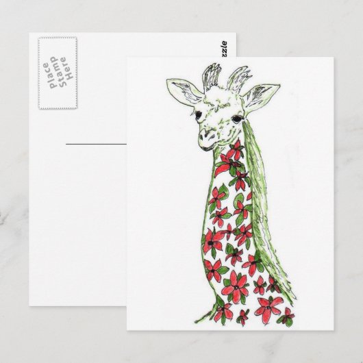 Ventilator Giraffe Art Briefkaart (Voorkant / Achterkant)