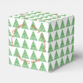 Ventilator - Grafische bomen met tekstcirkel Bedankdoosjes (Achterkant)