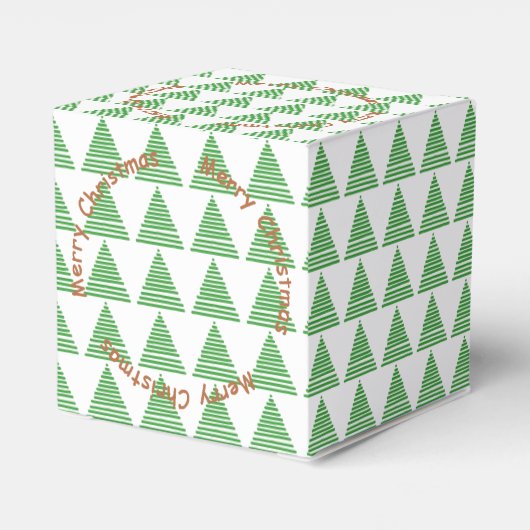 Ventilator - Grafische bomen met tekstcirkel Bedankdoosjes (Achterkant)