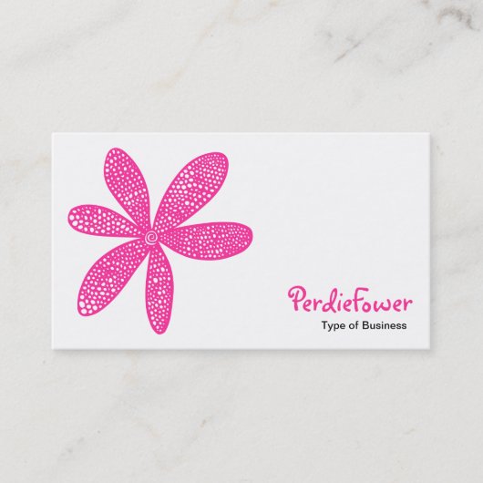  ventilator - Hot Pink FF3399 Visitekaartje (Voorkant)