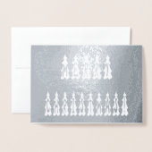 Ventilator kerstboom, foto's toevoegen, Verse, ZAt Folie Kaarten (Voorkant met envelop)