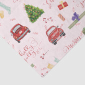 Ventilator kerstcadeauboomwagen tissuepapier (Detail)