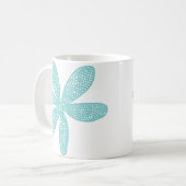  ventilator - lichtblauw groen koffiemok (Voorkant links)