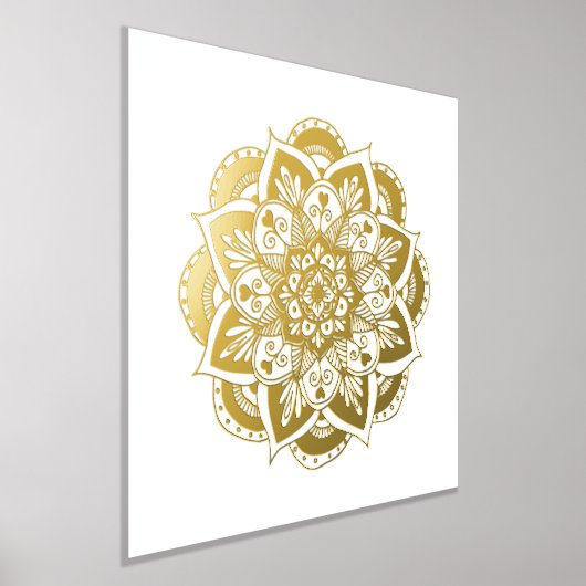 ventilator Mandala Gold Foil Art Print (Laagn)