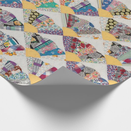 Ventilator met geel cadeaupapier (Hoek)