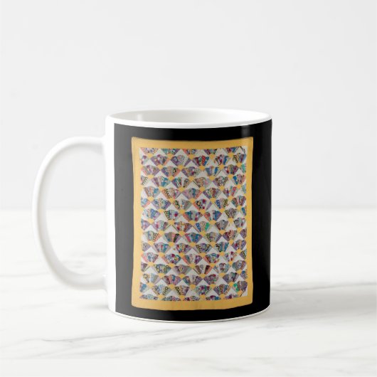 Ventilator met gele rand koffiemok (Links)