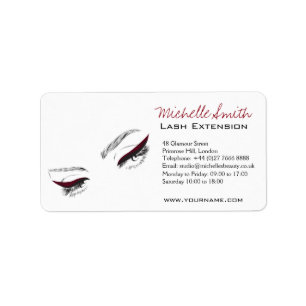 Ventilator met lange wanden, eyeliner Lash Extensi Etiket