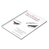 Ventilator met lange wanden, eyeliner Lash Extensi Notitieboek (Linkerzijde)