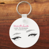 Ventilator met lange wanden, eyeliner Lash Extensi Sleutelhanger (Voorkant)