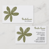  ventilator - Olijfdrab 66633 Visitekaartje (Voorkant / Achterkant)