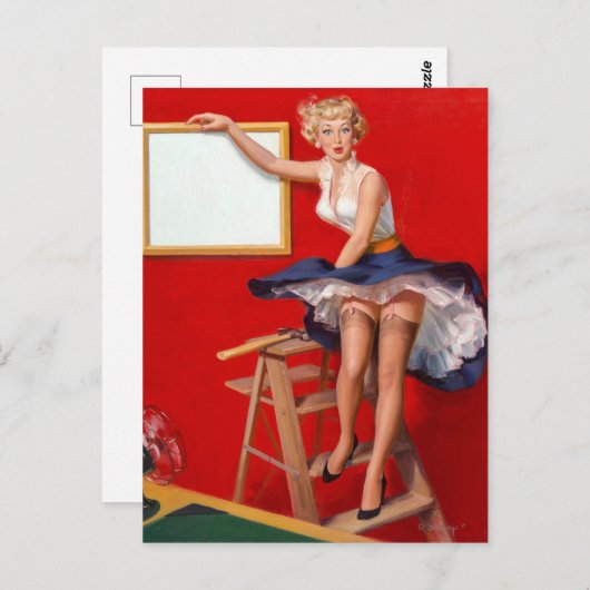 Ventilator omhoog briefkaart (Voorkant / Achterkant)