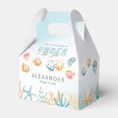 Ventilator onder Zee Kinderen op zaterdag. Bedankdoosjes (Achterkant)