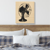 Ventilator op Canvas Afdruk (Insitu (Slaapkamer))