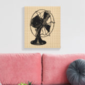 Ventilator op Canvas Afdruk (Insitu (Woonkamer))