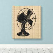 Ventilator op Canvas Afdruk (Insitu (Houten vloer))