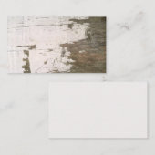 Ventilator oude Visitekaartjes met houten schuur (Voorkant / Achterkant)