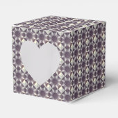 Ventilator - Paars kantelpatroon Bedankdoosjes (Voorkant Zijde)