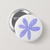 ventilator - Pastel blauw op wit Ronde Button 5,7 Cm (Voorkant /achterkant)