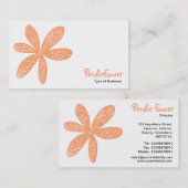  ventilator - Peach FF9966 Visitekaartje (Voorkant / Achterkant)