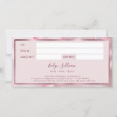 Ventilator Petals Faux-Folie Cadeaubon (Achterkant)