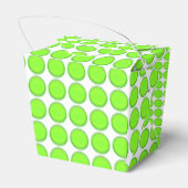 Ventilator - Rijen of groene Stippen Bedankdoosjes (Achterkant)