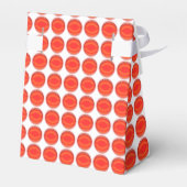 Ventilator - Rijen van rode Stippen Bedankdoosjes (Achterkant)