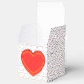 Ventilator - Rood hart met Initialen Bedankdoosjes (Geopend)