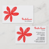  ventilator - rood visitekaartje (Voorkant / Achterkant)