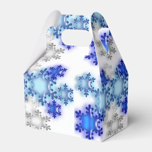 Ventilator - Snowflakes Bedankdoosjes (Voorkant Zijde)