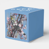 Ventilator - Sparrow in Plum Tree Bedankdoosjes (Achterkant)