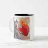 ventilator tweekleurige koffiemok (Voorkant links)