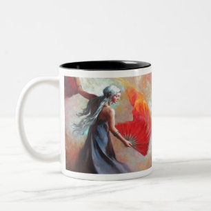 ventilator tweekleurige koffiemok