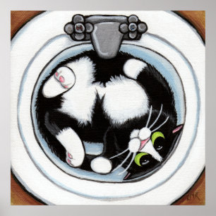 Ventilator (v3) in bruin   Kat art. Poster