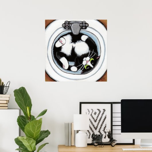 Ventilator (v3) in bruin | Kat art. Poster (Thuiskantoor)