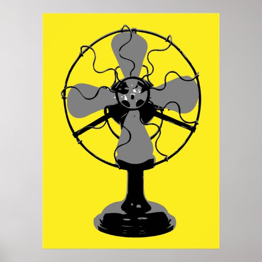 Ventilator van 1950 poster (Voorkant)