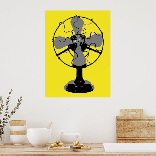 Ventilator van 1950 poster (Keuken)