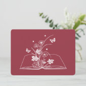 Ventilator van het boekenboek kaart (Staand voorkant)