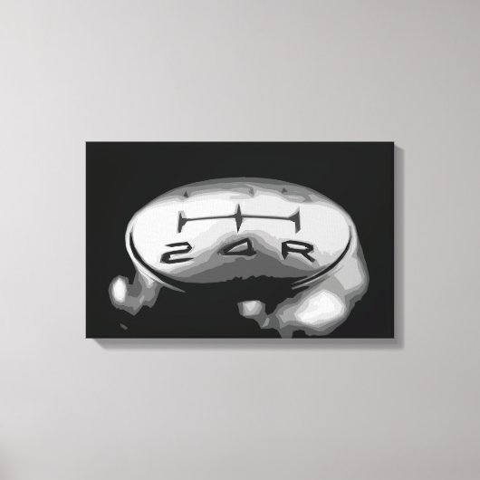 Ventilator van luxe sportauto's Eenvoudig ontwerp Canvas Afdruk (Voorkant)