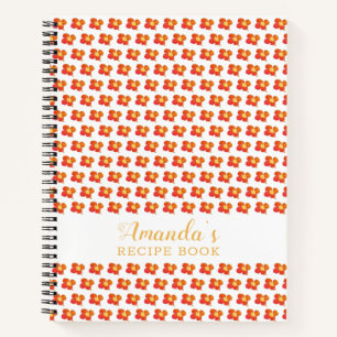 Ventilator van rood Oranje Notitieboek