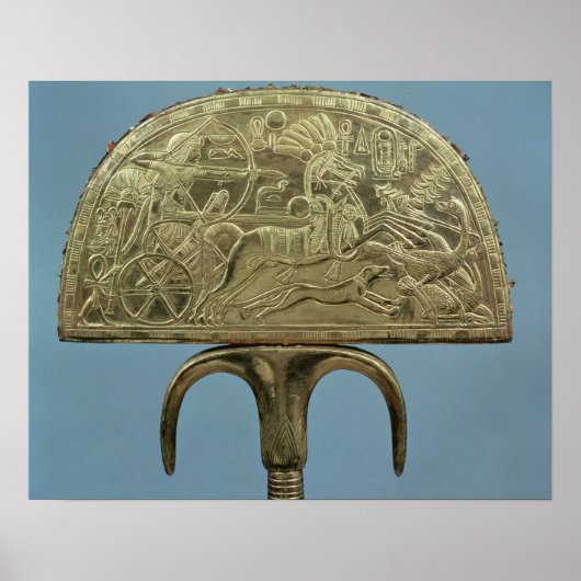 Ventilator van struisvogels uit de tombe van poster (Voorkant)