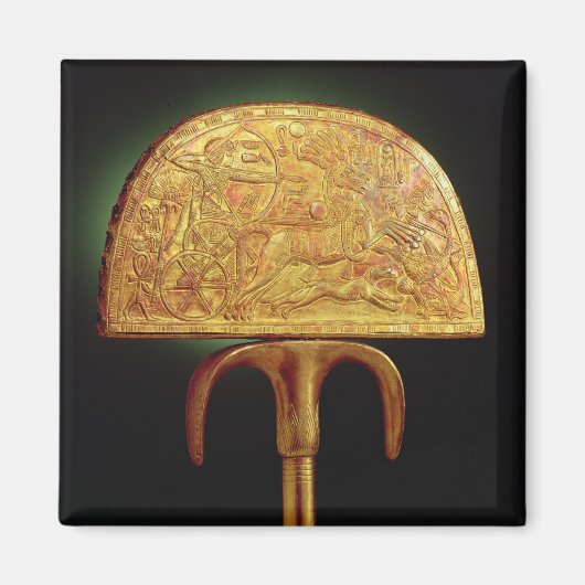 Ventilator van struisvogels, van Tutankhamun Magneet (Voorkant)