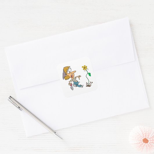 Ventilator Vierkante Sticker