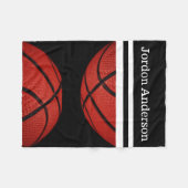 Ventilator voor basketbalspeler fleece deken (Voorkant (Horizontaal))