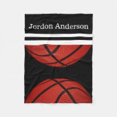 Ventilator voor basketbalspeler fleece deken (Voorkant)