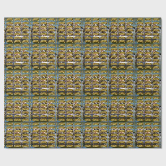 Ventilator voor boordrantsoenen cadeaupapier (Vlak)