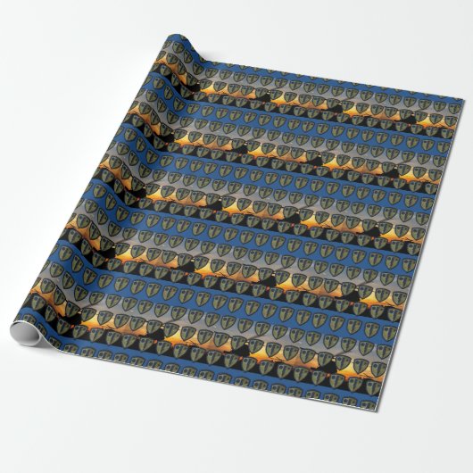 Ventilator voor boordrantsoenen cadeaupapier (Uitgerold)