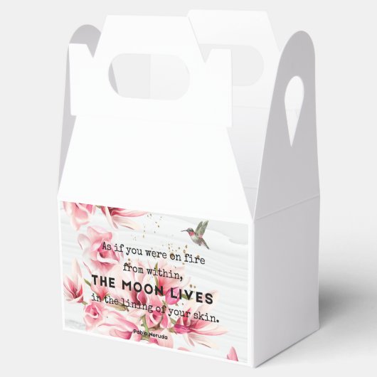 Ventilator voor bruiloften bedankdoosjes (Geopend)