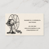 ventilator voor elektriciens visitekaartje (Achterkant)
