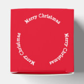 Ventilator - Vrolijk kerstfeest en boom Bedankdoosjes (Bovenkant)